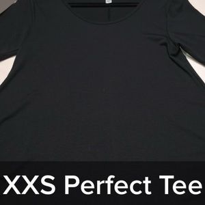 LuLaRoe XXS Black Perfect Tee